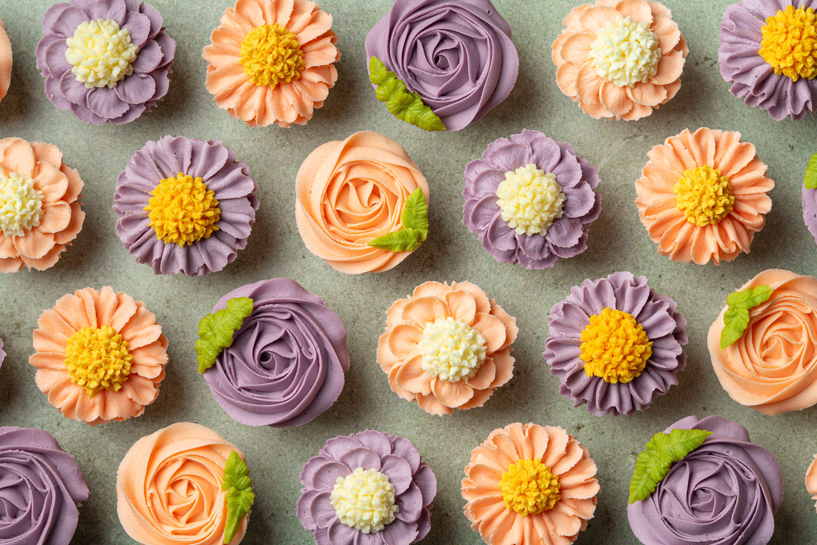 floral cupcakes box
