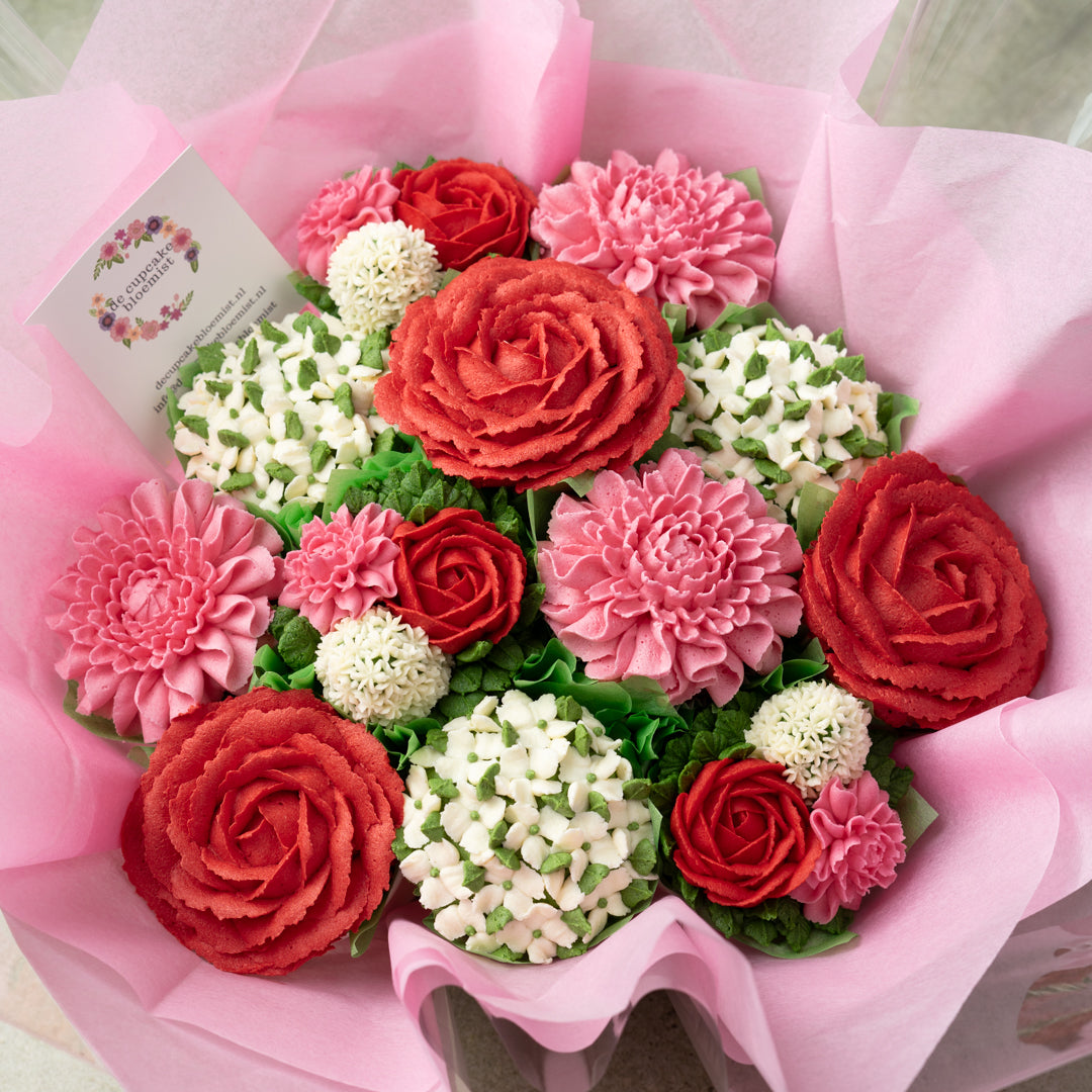 cupcakeboeket - deluxe C
